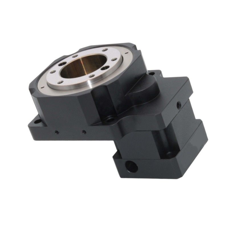 ความแม่นยําสูง Hollow Shaft โต๊ะหมุน Servo Rotary Gearbox Actuator โพลตฟอร์มหมุน Hollow