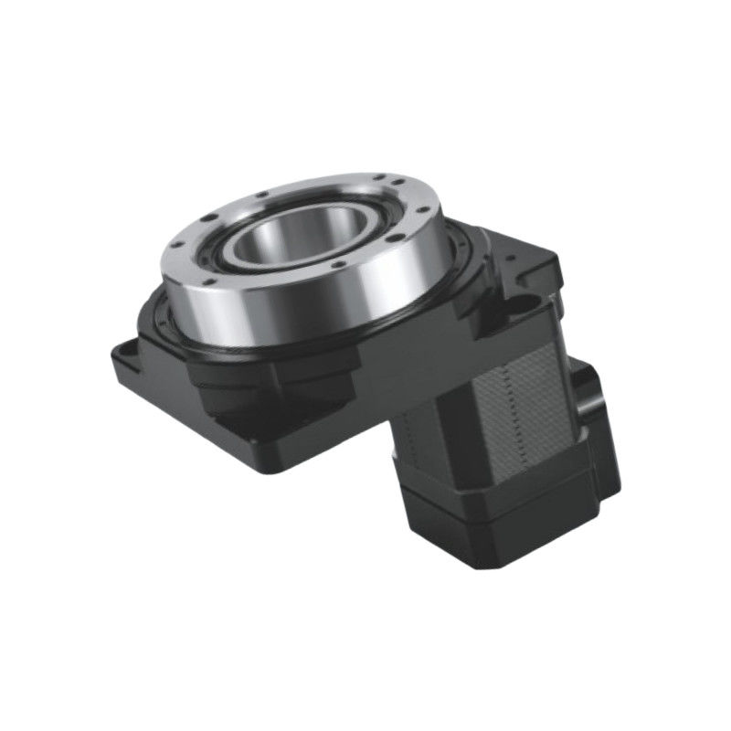 ความแม่นยําสูง Hollow Shaft โต๊ะหมุน Servo Rotary Gearbox Actuator โพลตฟอร์มหมุน Hollow